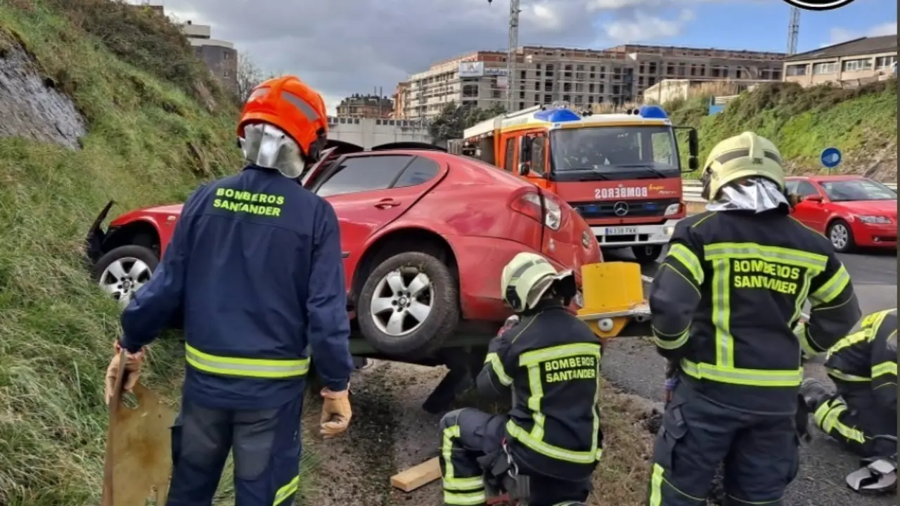 Accidente en la S-20