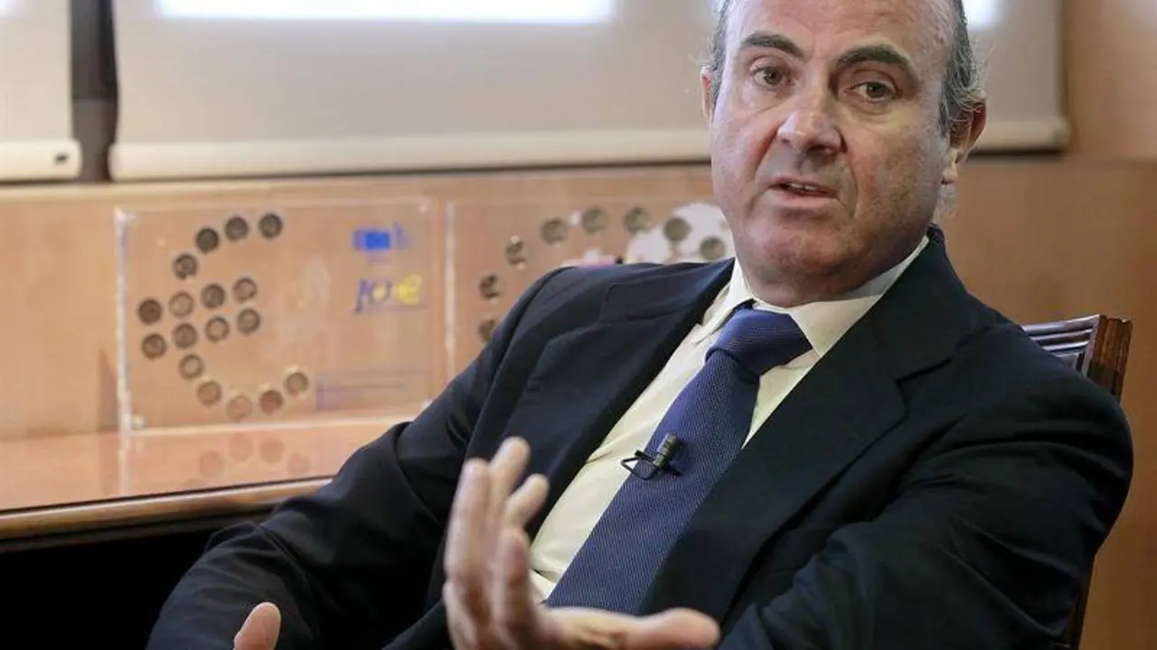 El vicepresidente del Banco Central Europeo (BCE), Luis de Guindos. EFE/EPA/SEAN GALLUP / Archivo