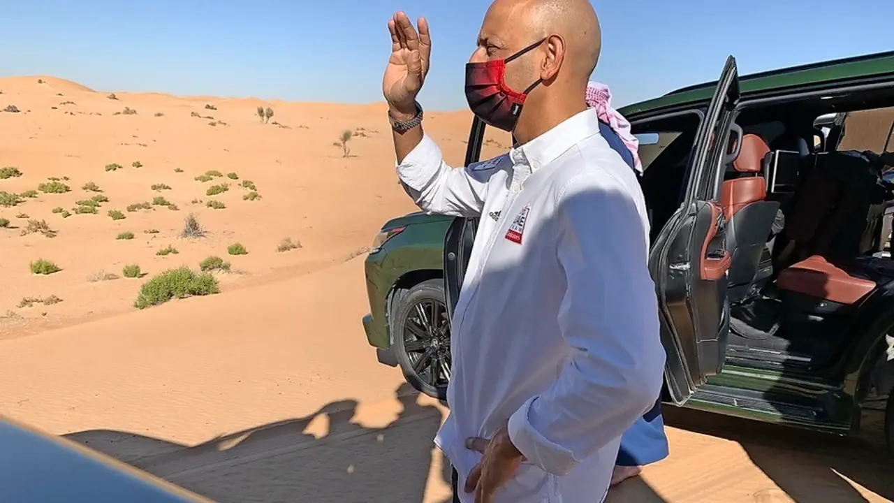 Joxean Fern&aacute;ndez &lsquo;Matxin&rsquo;, ayer en los Emiratos &Aacute;rabes Unidos.
