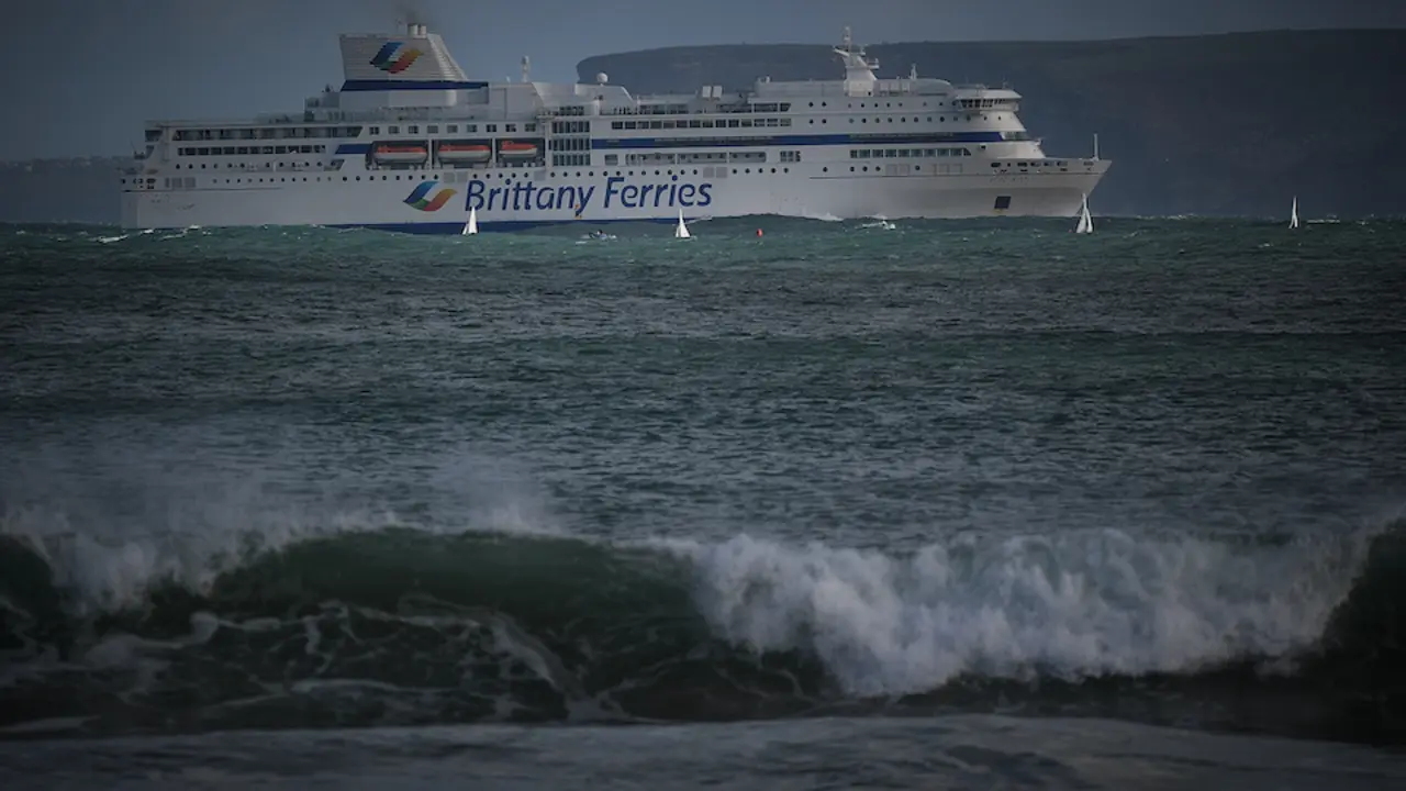 Buque de la compa&ntilde;&iacute;a Brittany Ferries.
