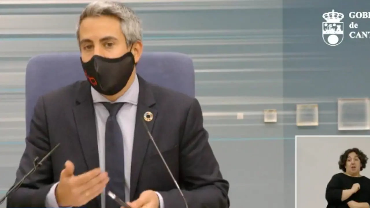 El vicepresidente Pablo Zuloaga en rueda de prensa. / ALERTA