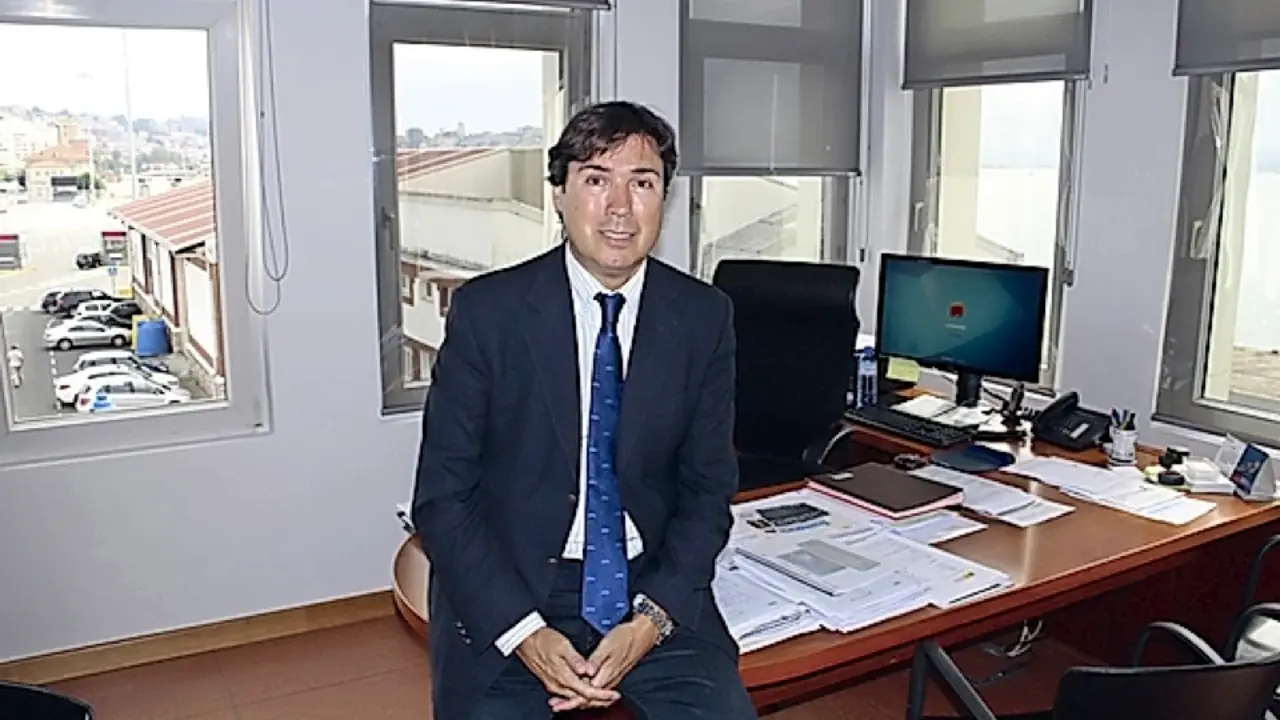 El presidente de la Autoridad Portuaria de Santander (APS), Jaime Gonz&aacute;lez.