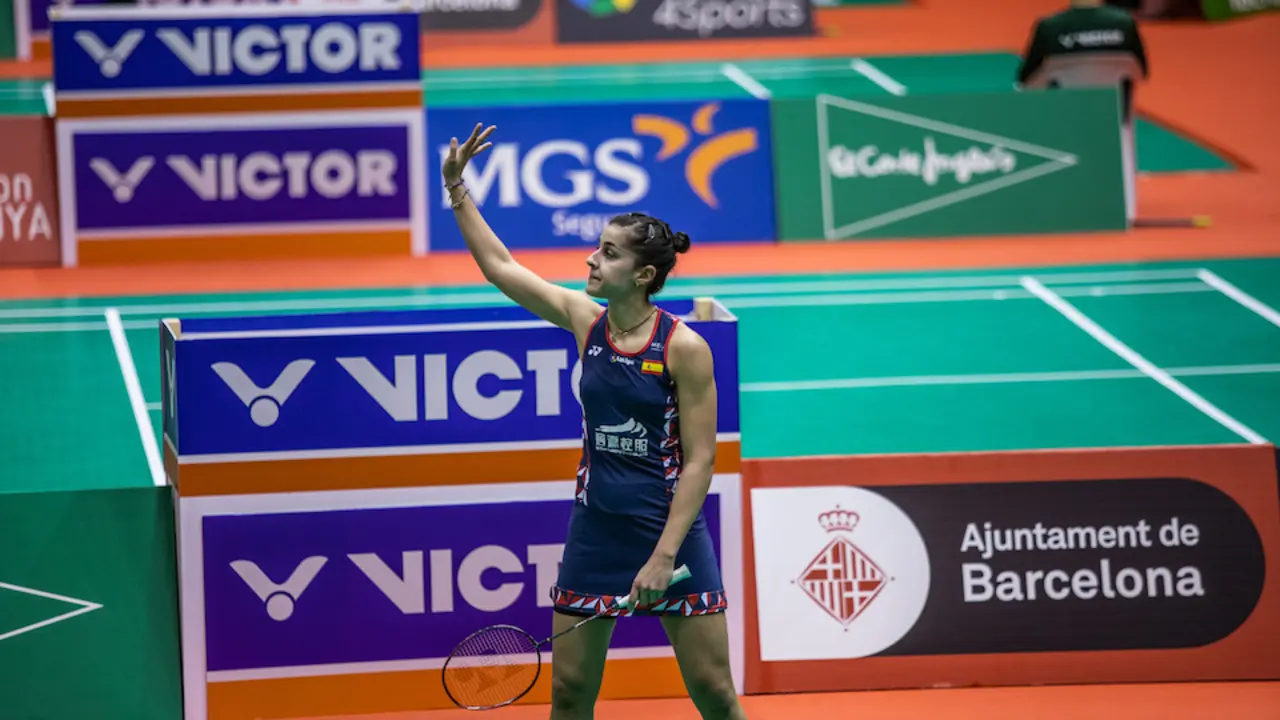 La jugadora de b&aacute;dminton Carolina Mar&iacute;n. / E. PRESS
