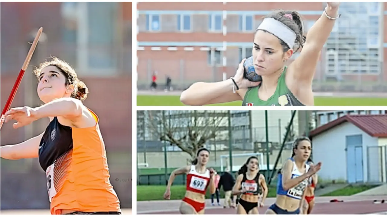 Leire Arranz, Valvanuz Ca&ntilde;izo y Lara G&oacute;mez.