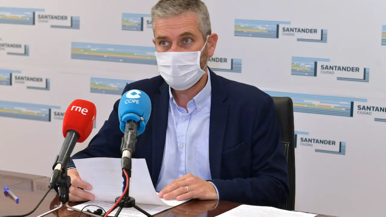 El portavoz del equipo de gobierno del Ayuntamiento de Santander y m&aacute;ximo representante municipal de Ciudadanos, Javier Ceruti. / ALERTA