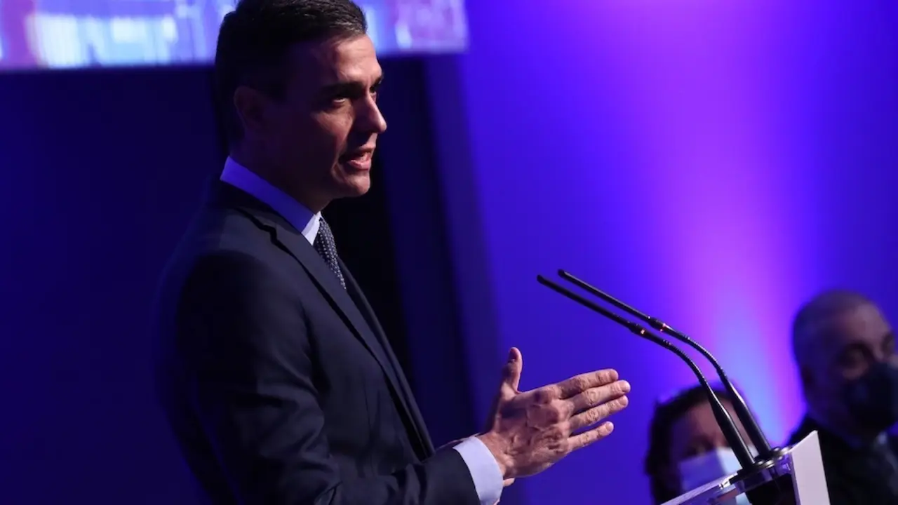 El presidente del Gobierno, Pedro S&aacute;nchez, en la 113 reunic&oacute;n del Consejo Ejecutivo de la OMT.
POOL
19/1/2021