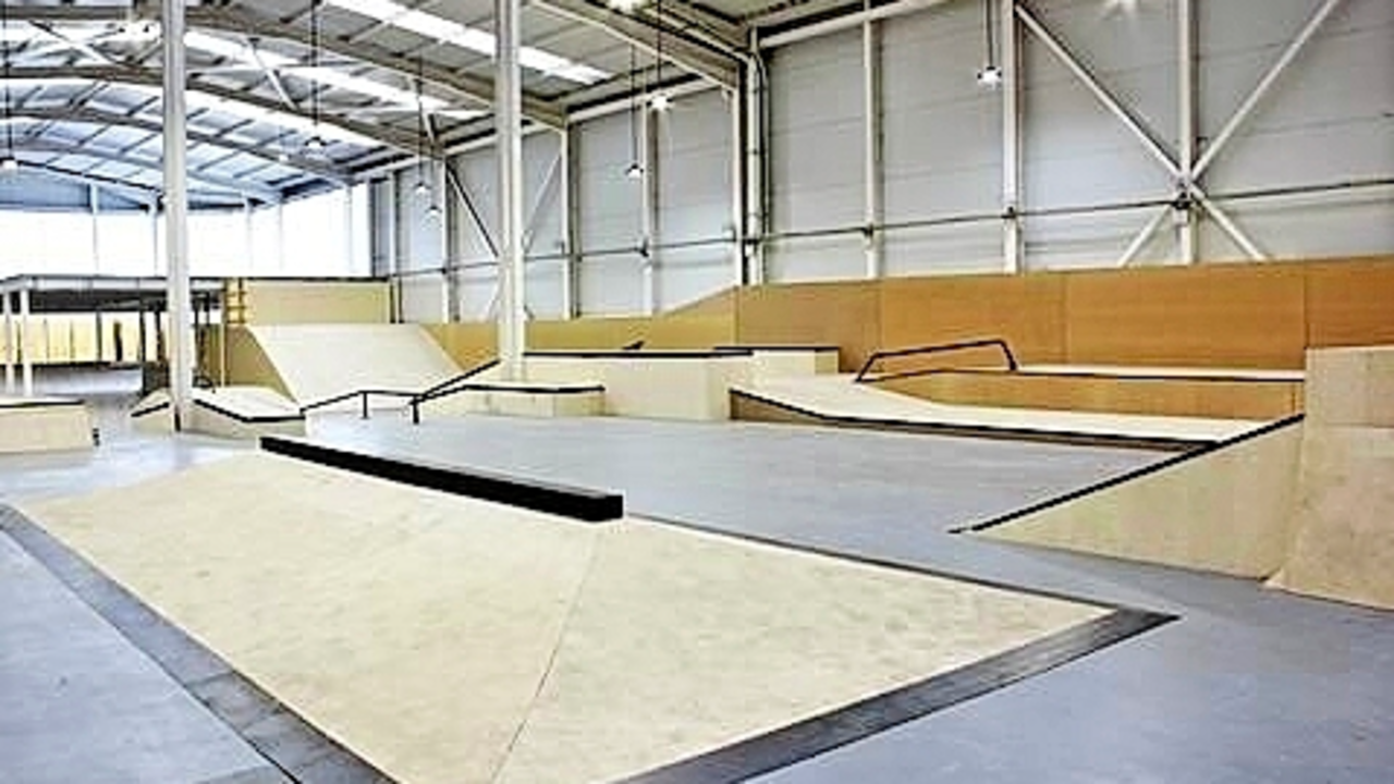 Vista general del Skate Park Cubierto.