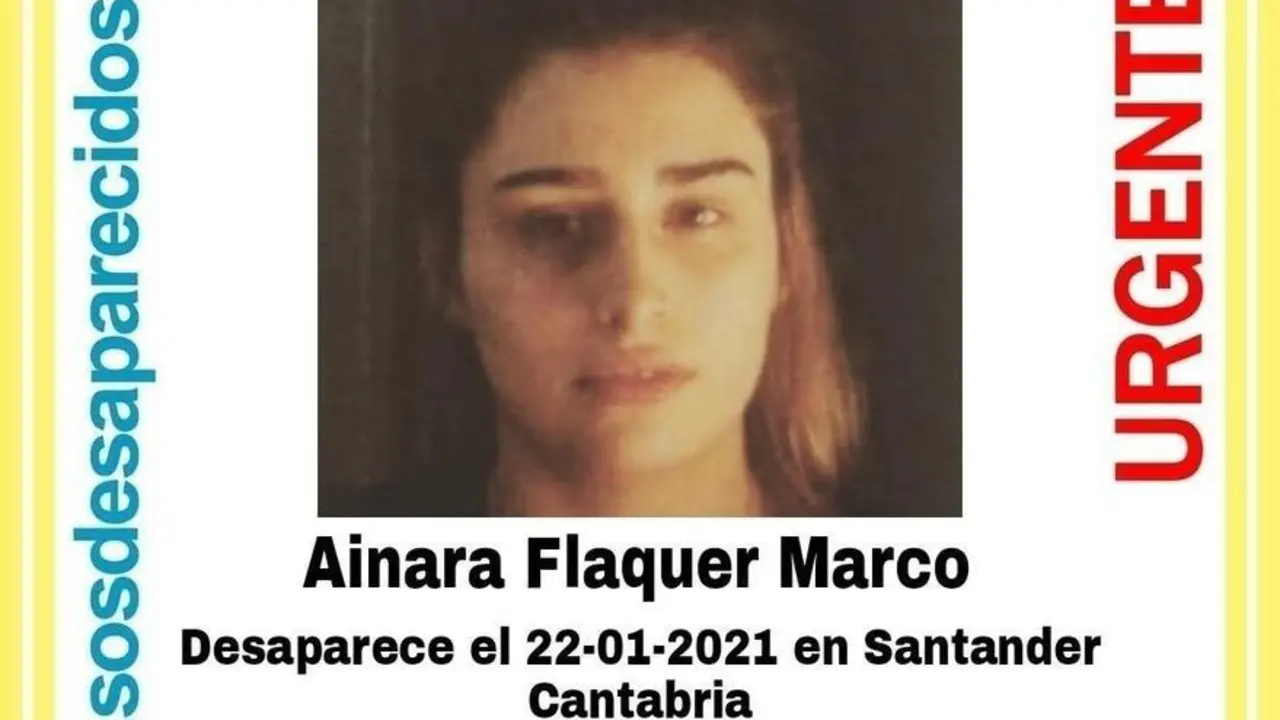 Aviso de la joven desaparecida. / E.PRESS