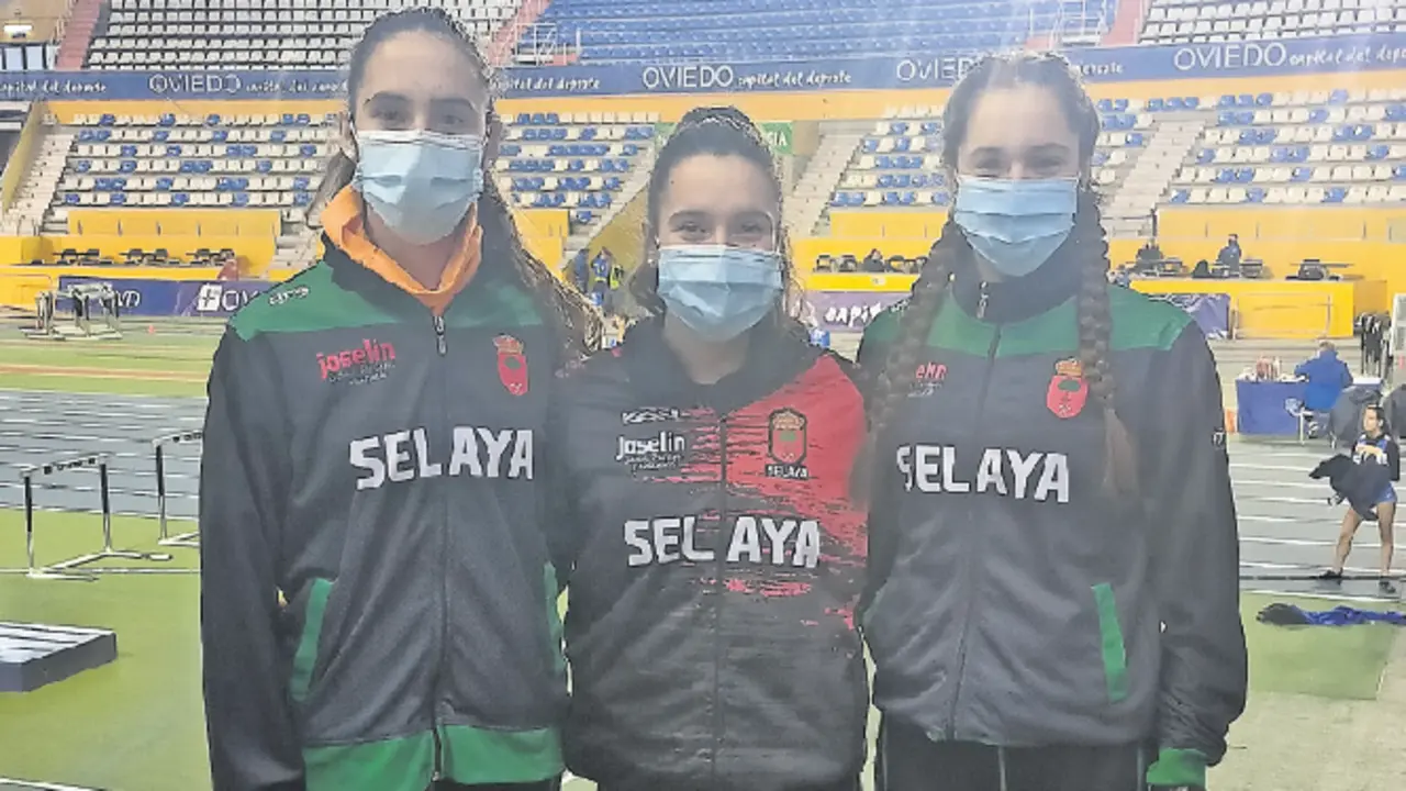 La atleta de la EDM Selaya Josel&iacute;n Sobaos y Quesadas, Ania San Rom&aacute;n sigue demostrando sus excepcionales condiciones.
