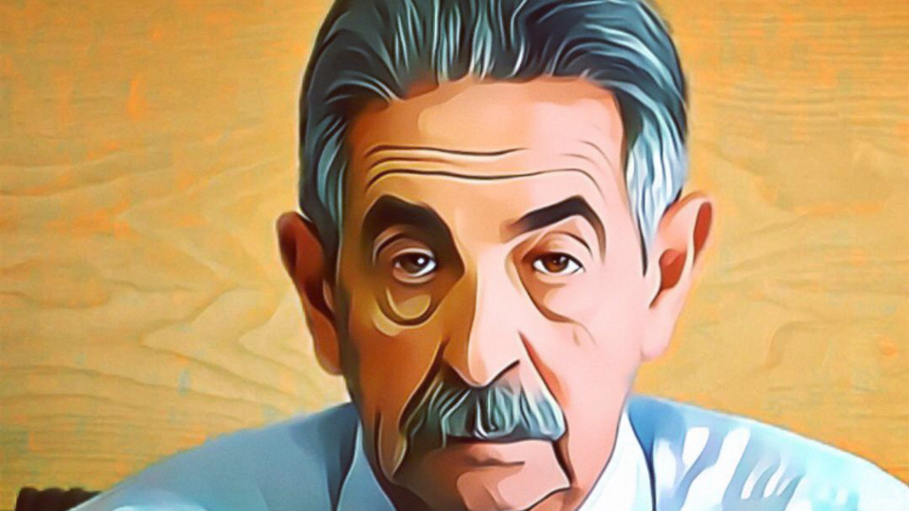 El presidente de Cantabria, Miguel &Aacute;ngel Revilla, caricaturizado.