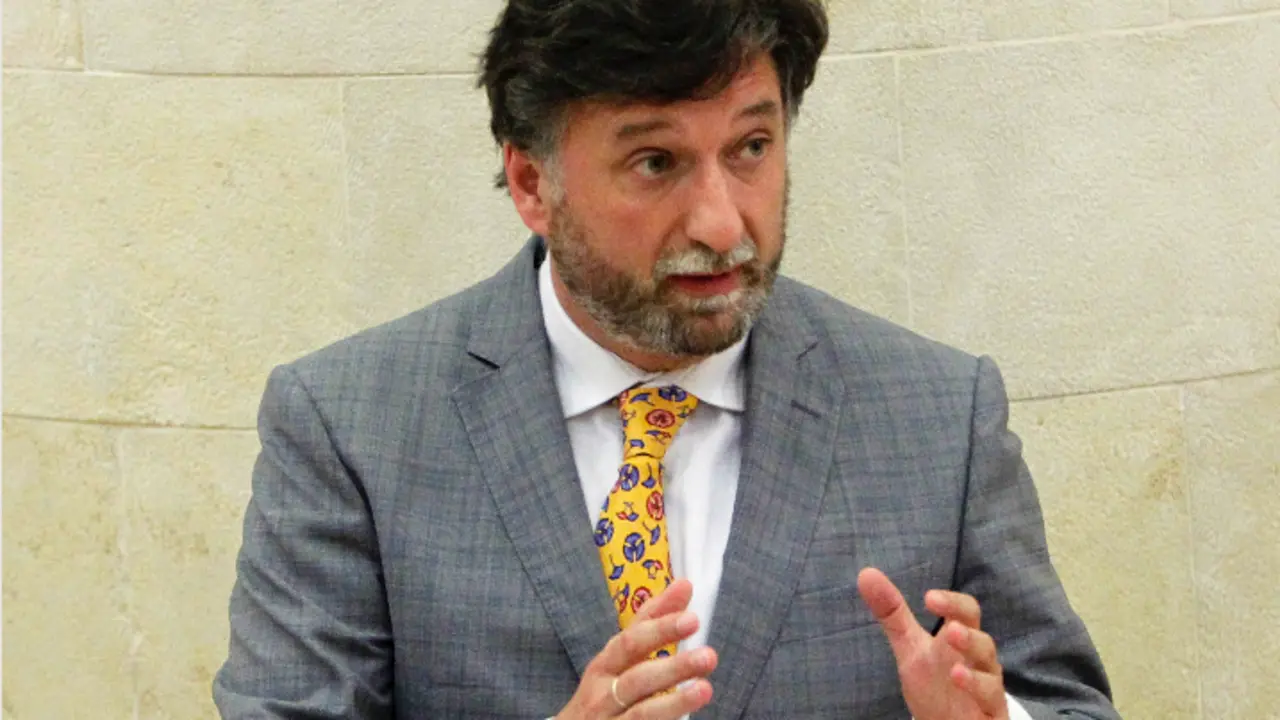 El portavoz parlamentario de Vox, Crist&oacute;bal Palacio. / J.R.