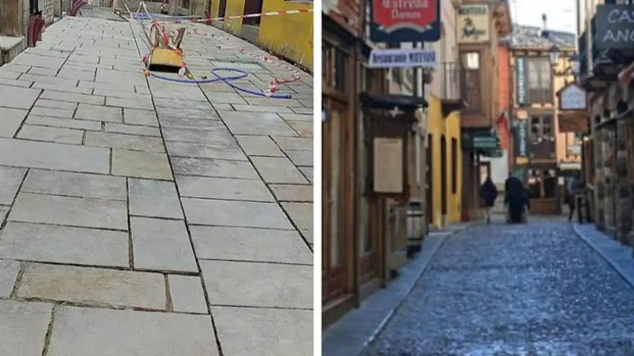 Los vecinos de Potes indignados y enfadados por las obras. @martipiephotograpy