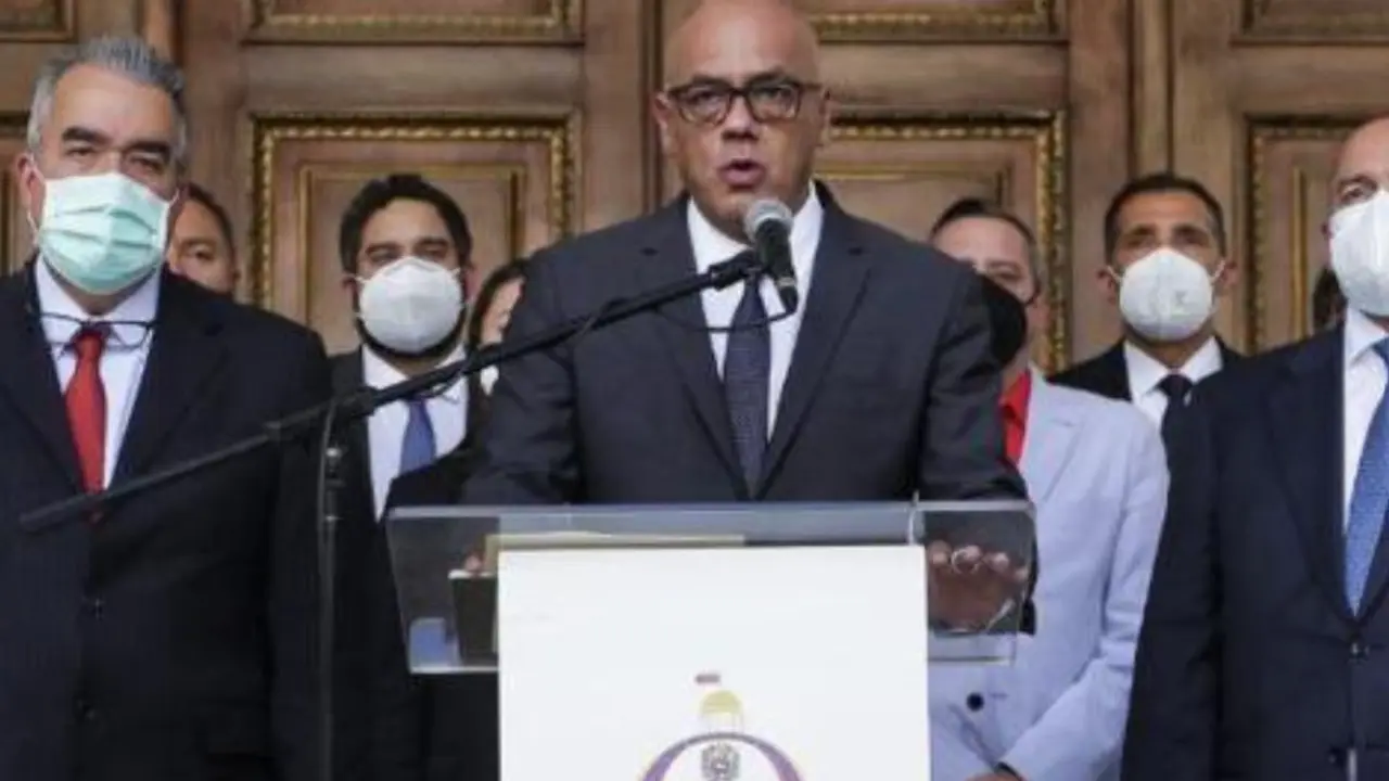 El presidente de la Asamblea Nacional de Venezuela, Jorge Rodr&iacute;guez
