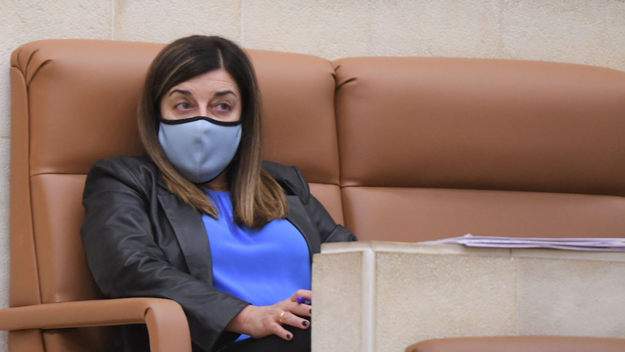 La presidenta del PP, M&ordf; Jos&eacute; Saenz de Buruaga. / HARDY