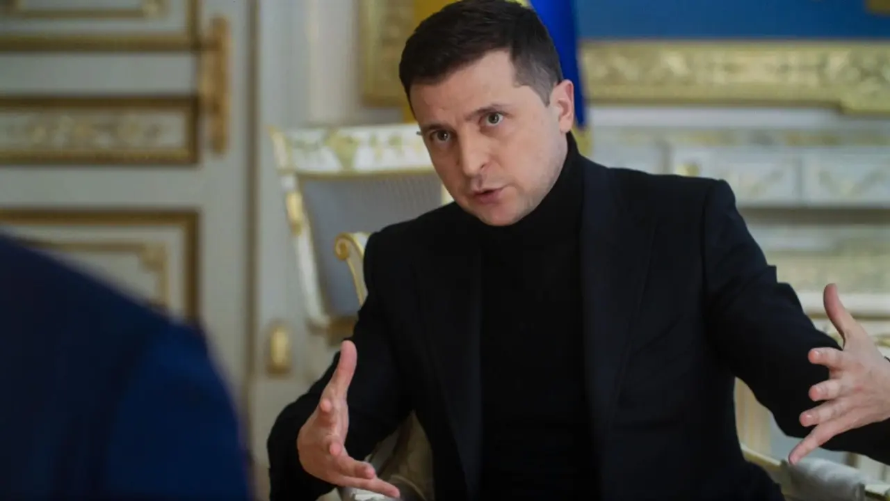El presidente de Ucrania, Volodimir Zelenski