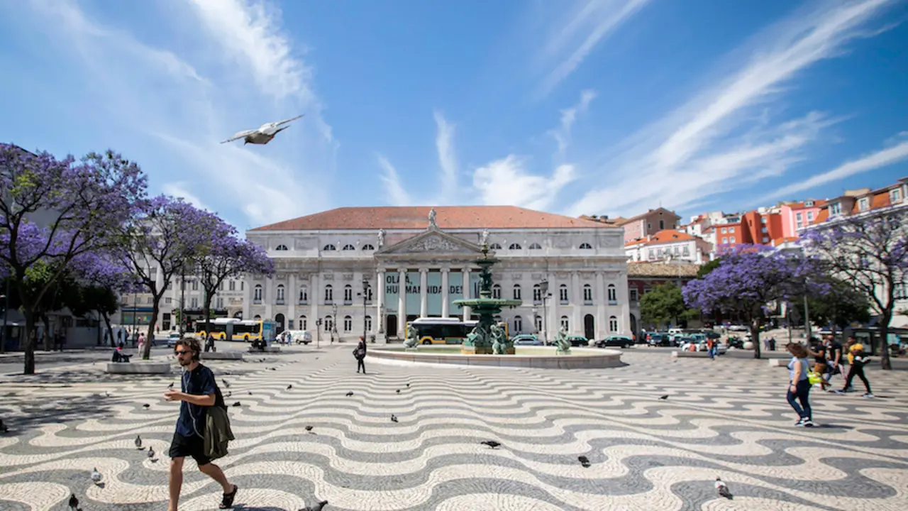 Imagen de una plaza en Lisboa. / E. PRESS