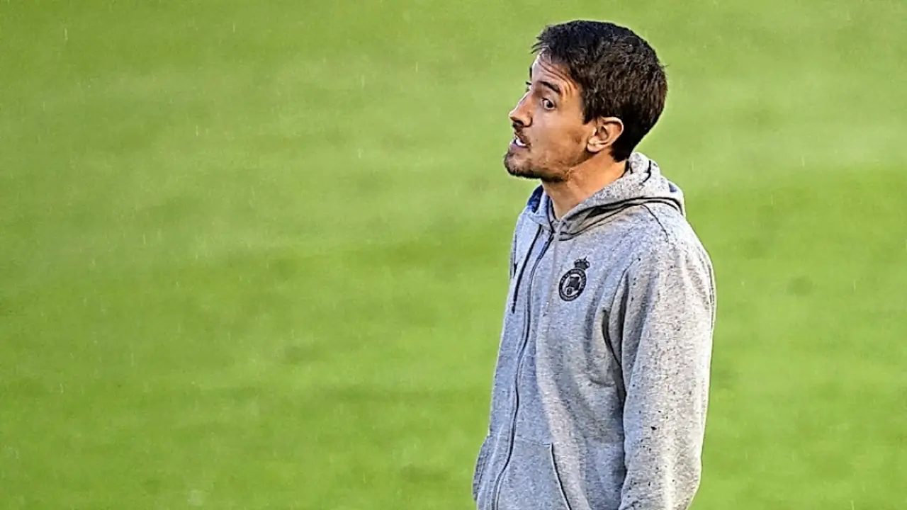 Aritz Solabarrieta vivi&oacute; el partido, como acostumbra, con intensidad. / Hardy