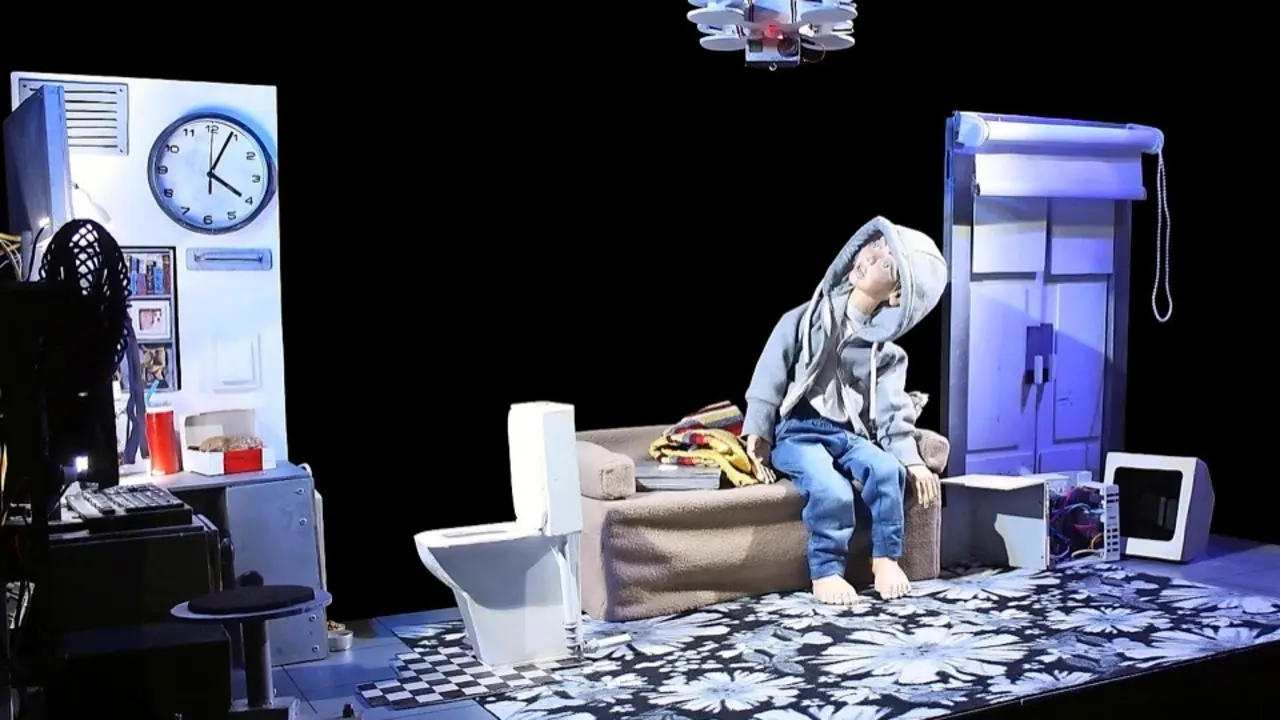 Imagen de la obra &lsquo;Error 404&rsquo;, de la compa&ntilde;&iacute;a &lsquo;&Aacute;ngeles de trapo&rsquo;. / ALERTA