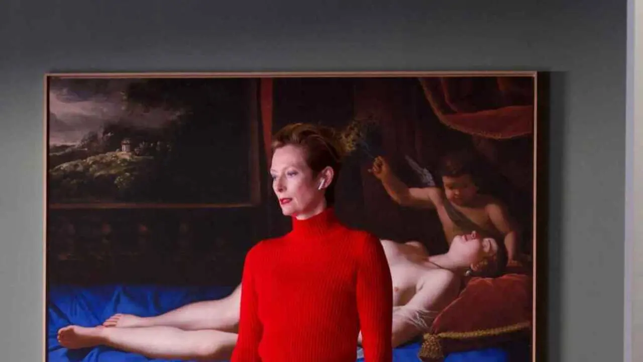 La actriz brit&aacute;nica Tilda Swinton en 'La voz humana'.
