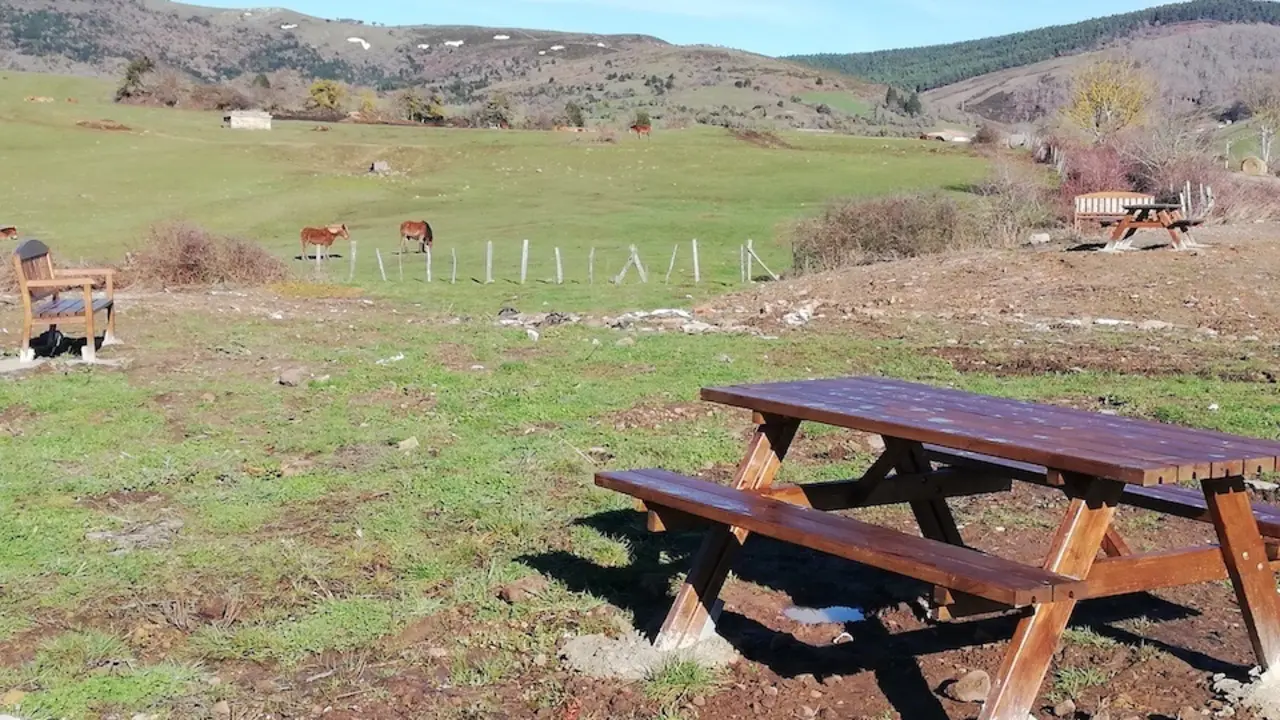 Vista de la zona recreativa en La Costana. / ALERTA