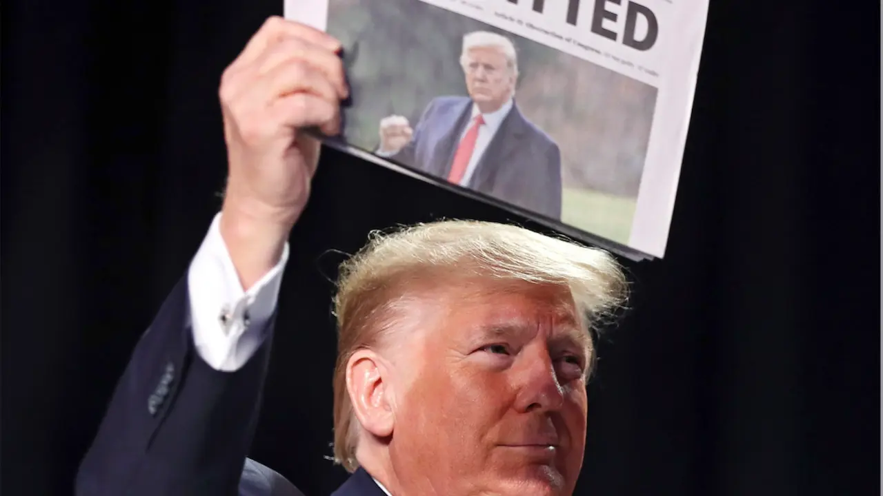 El expresidente de EE.UU., Donald Trump. EFE/EPA/Oliver Contreras/Archivo