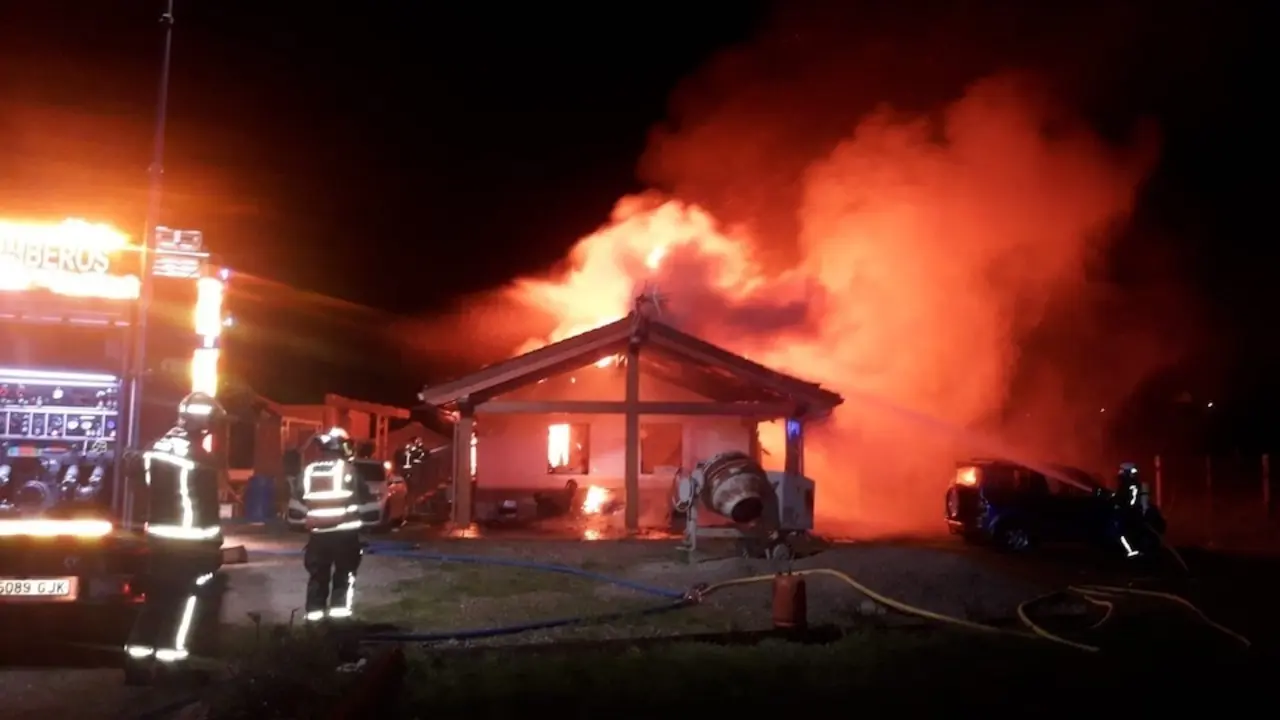 Incendio en una vivienda de Guriezo. / 112