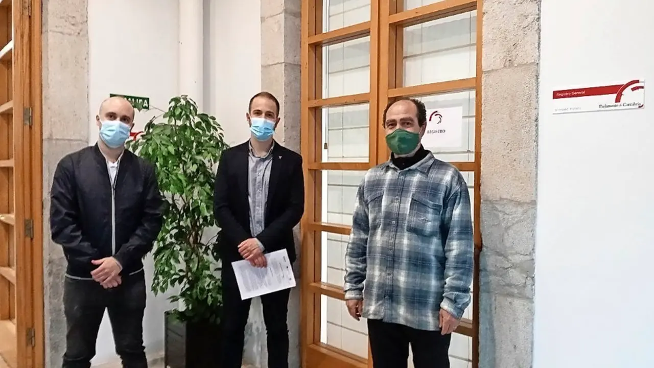 Israel Ruiz Salm&oacute;n, Luis del Pi&ntilde;al y Gabriel Moreno. / ALERTA