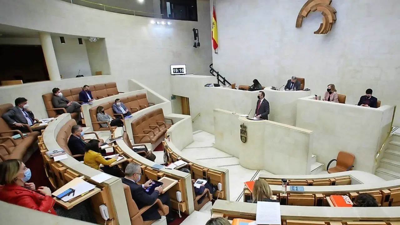 Imagen del pleno celebrado ayer. / HARDY