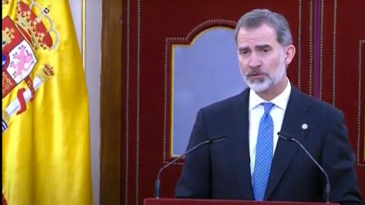 El Rey Felipe VI preside el acto organizado por el Congreso para conmemorar el cuadrag&eacute;simo aniversario del fracaso de la intentona golpista del 23 de febrero de 1981.