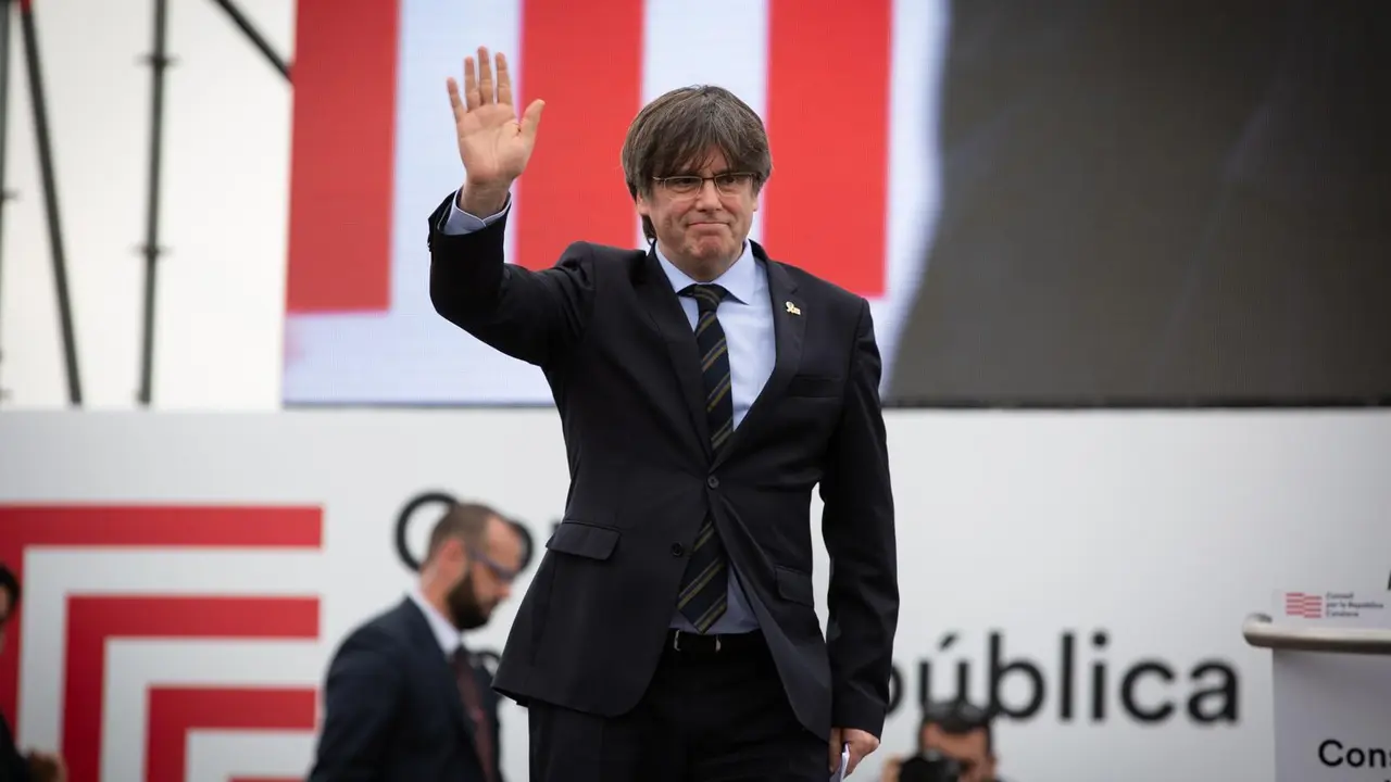 Archivo - El expresidente de la Generalitat de Catalu&ntilde;a Carles Puigdemont en una imagen de archivo  