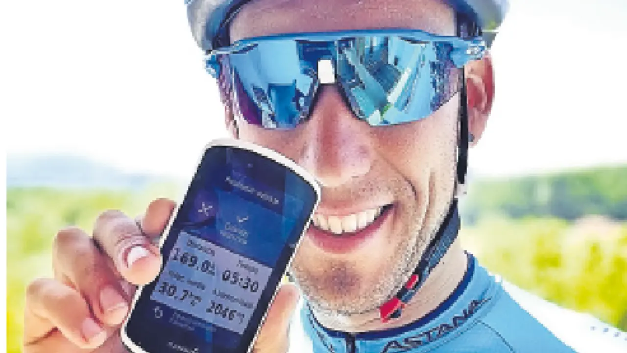 Omar Fraile, satisfecho tras finalizar un entrenamiento.