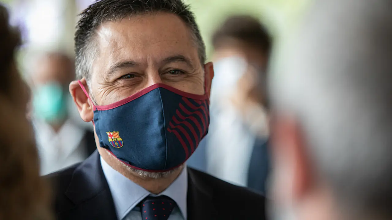 El presidente del F&uacute;tbol Club Barcelona, Josep Mar&iacute;a Bartomeu. / E. PRESS