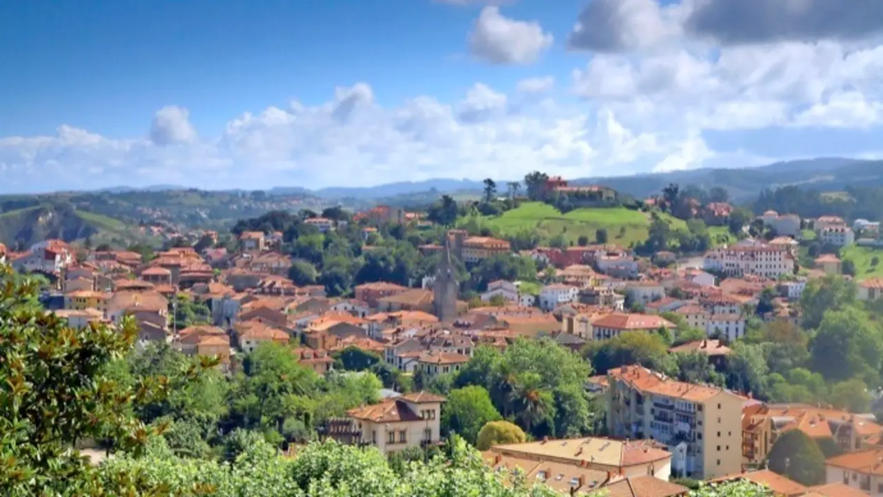Vista del municipio de Comillas.