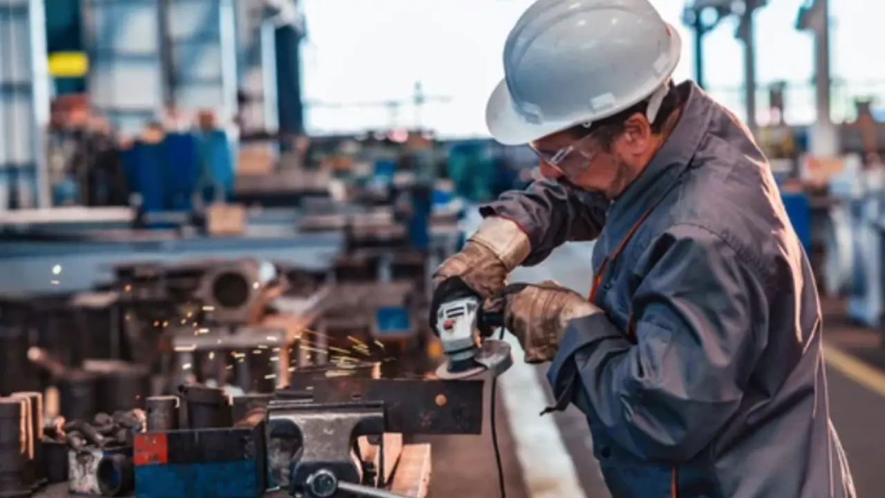 Un trabajador de la industria