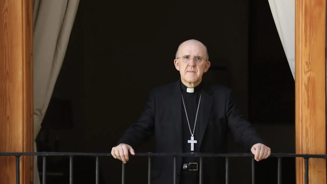 Archivo - Retrato del arzobispo de Madrid, Carlos Osoro.