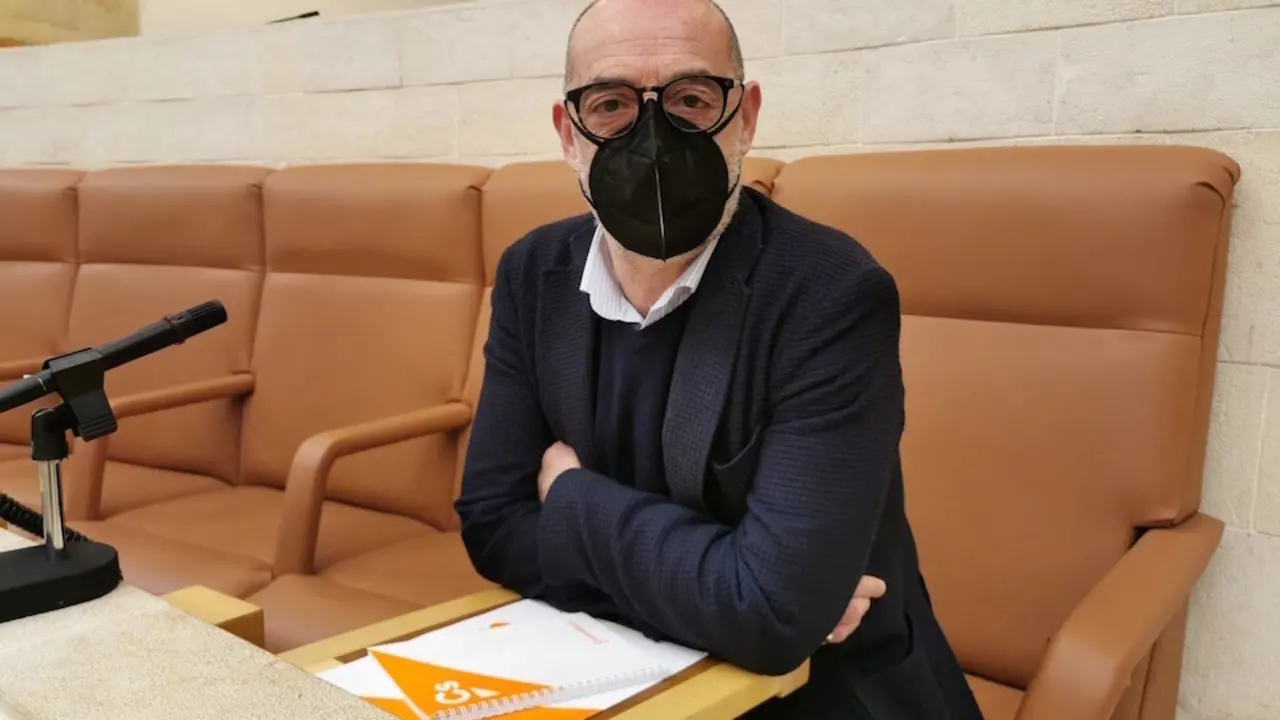F&eacute;lix &Aacute;lvarez, portavoz de Cs Cantabria. / E. PRESS