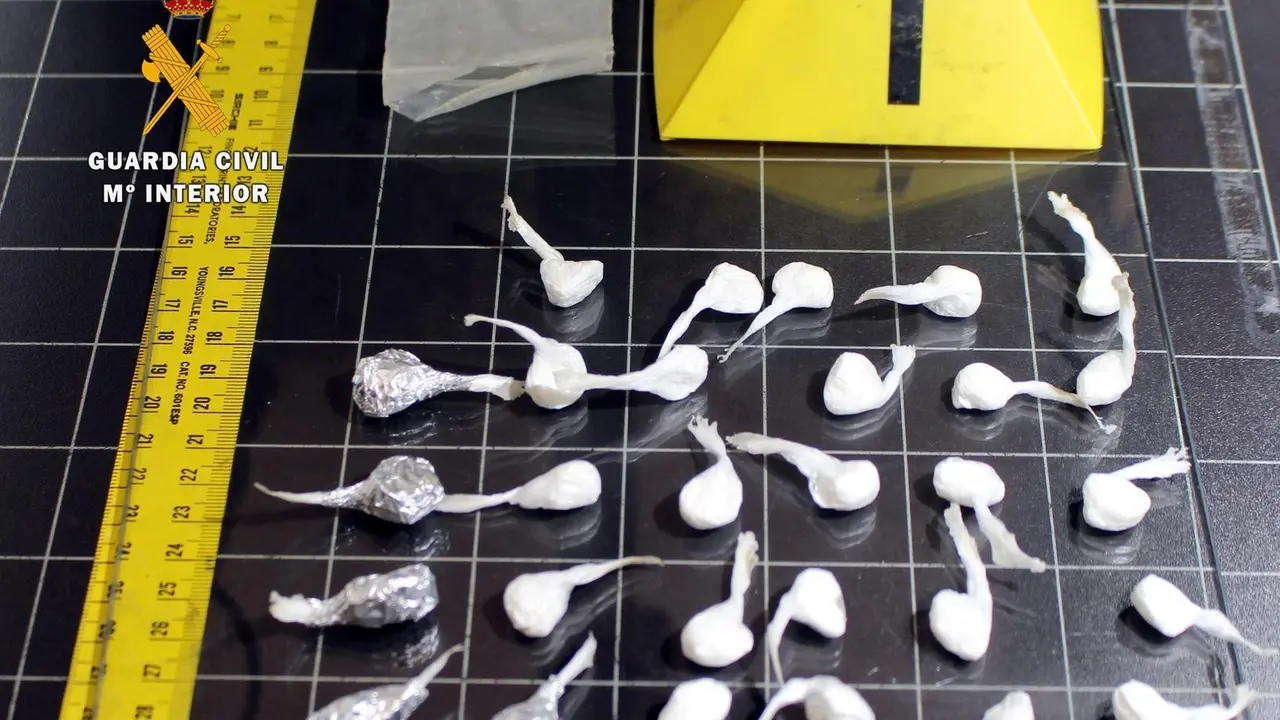 Rdo. Nota De Prensa Guardia Civil (Dos Detenidos Con Coca&iacute;na, Hach&iacute;s Y Marihuana)