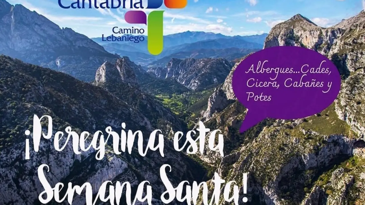 Cartel del Camino Lebaniego. / E. PRESS