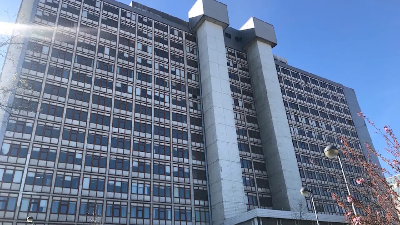 Antigua Residencia Cantabria en abril de 2019. / E. PRESS