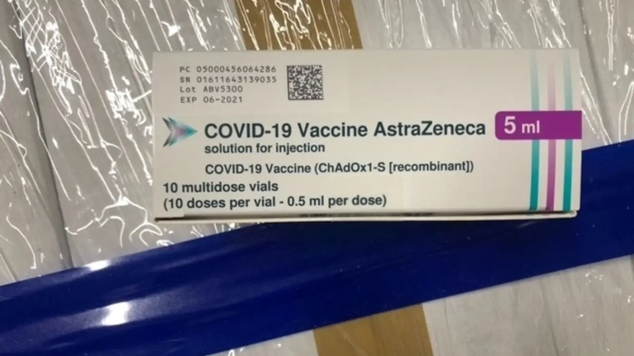 Archivo - Vacuna de AstraZeneca.