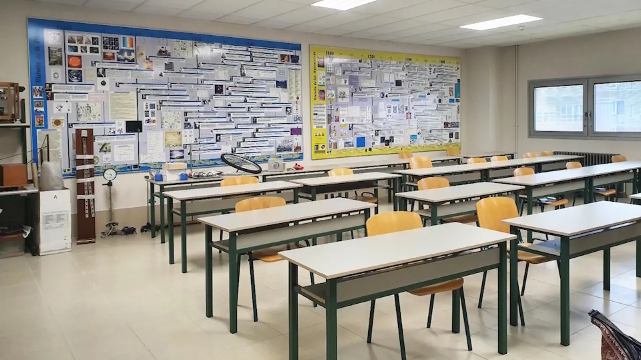 Aula de la Universidad de Cantabria. / E. Press