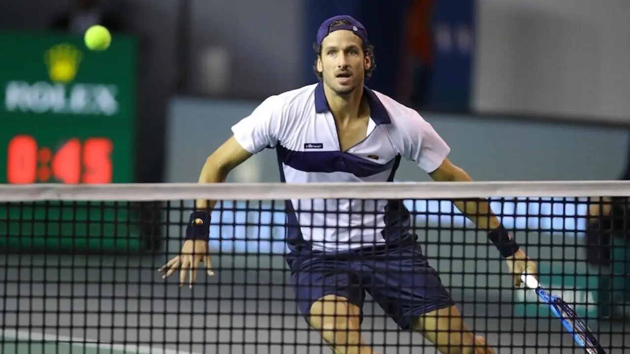 El tenista espa&ntilde;ol Feliciano L&oacute;pez, en el Masters 1.000 de Par&iacute;s. / Archivo