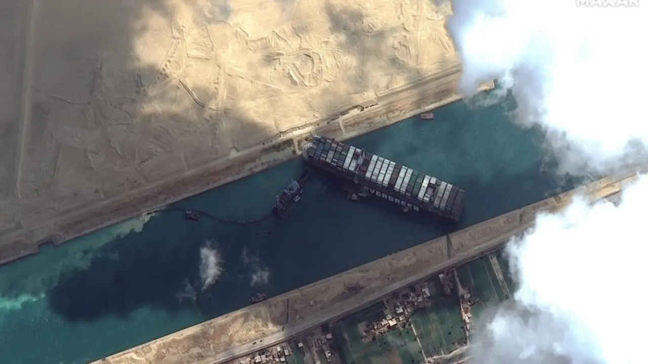 Imagen del canal de Suez. / Efe