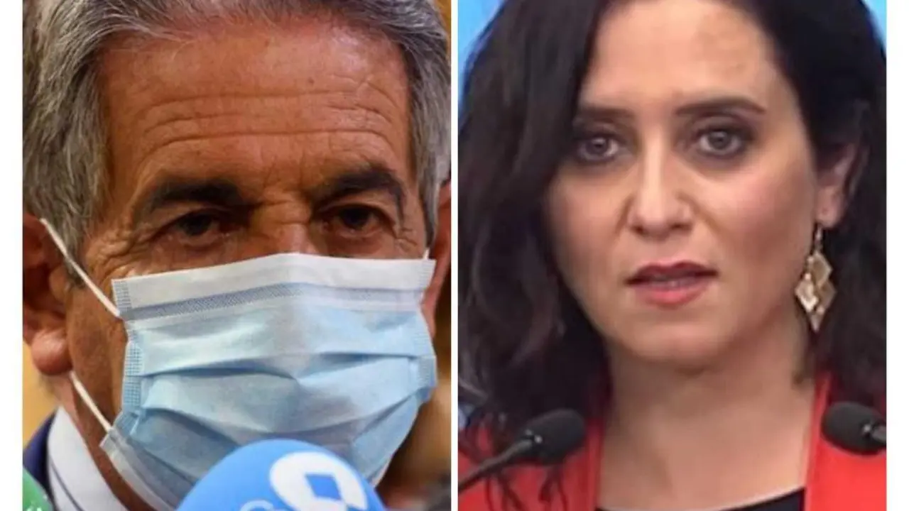 Miguel &Aacute;ngel Revilla e Isabel D&iacute;az Ayuso. / Alerta