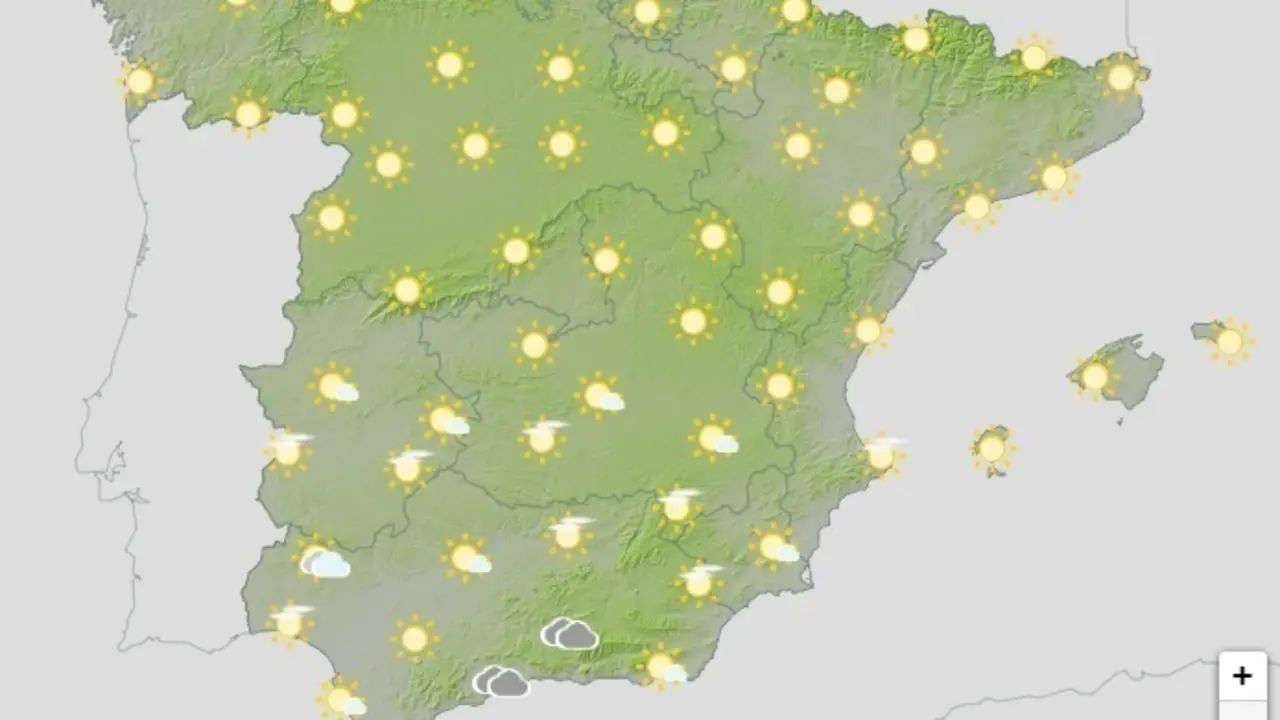 Previsi&oacute;n del tiempo para el 27 de marzo de 2021