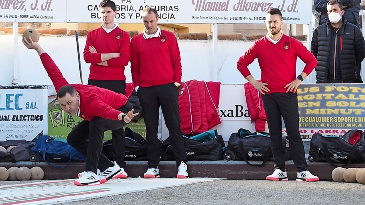 Casa Sampedro en el tiro con Alfonso D&iacute;az, Jairo Arozamena, David Penagos y Pablo Fern&aacute;ndez. / Amen&aacute;bar