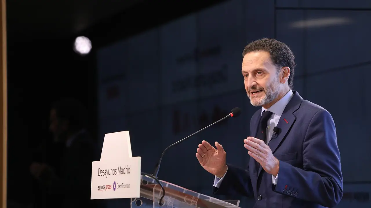 El candidato de Ciudadanos a la presidencia de la Comunidad de Madrid, Edmundo Bal, interviene en &lsquo;Desayunos Madrid', el desayuno informativo organizado por Europa Press, a 8 de abril de 2021, en el Auditorio Meeting Place, Madrid, (Espa&ntilde;a). 
