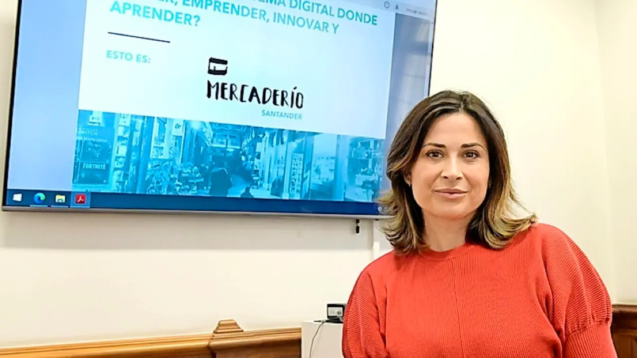 Miriam D&iacute;az durante la presentaci&oacute;n de la plataforma. / ALERTA