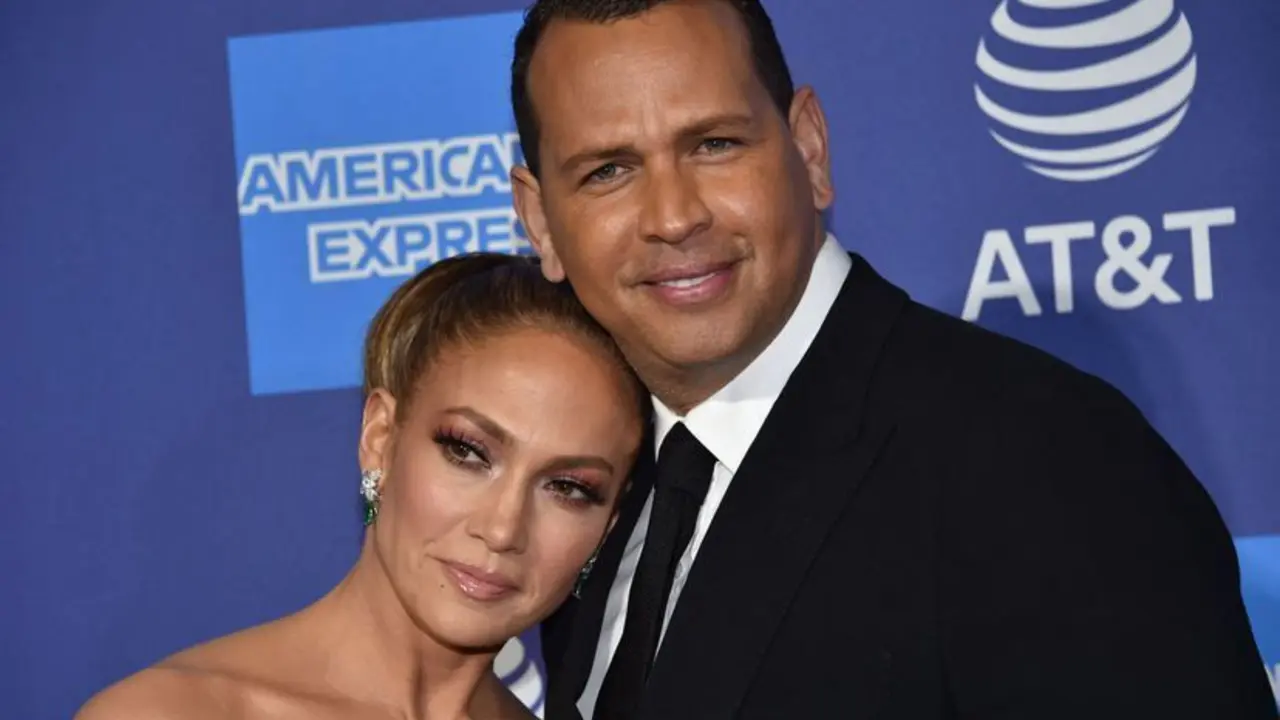Jennifer Lopez y Alex Rodriguez en enero de 2020.CHRIS DELMAS / AFP
