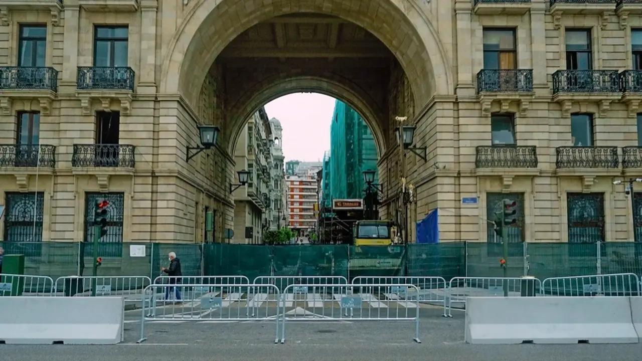En la imagen de &lsquo;HARDY&rsquo;, estado de las obras ayer por la ma&ntilde;ana.